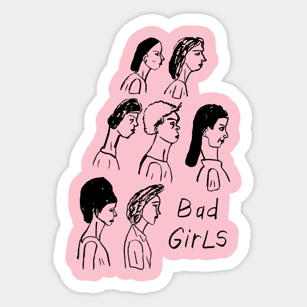 bad girls Sticker by teresawatsonartist